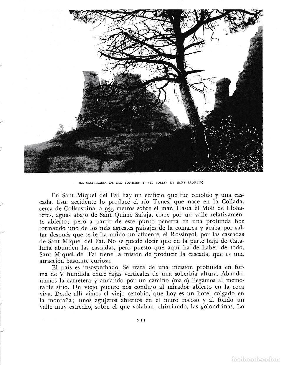 Postcards: LAMINA 6406: La Castellassa de can Torres y El Bolet de Sant Lloren&ccedil; - Jose Pla