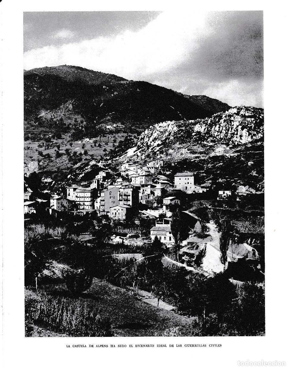 Postkarten: LAMINA 6414: Alpens escenario de guerrilas civiles - Jose Pla