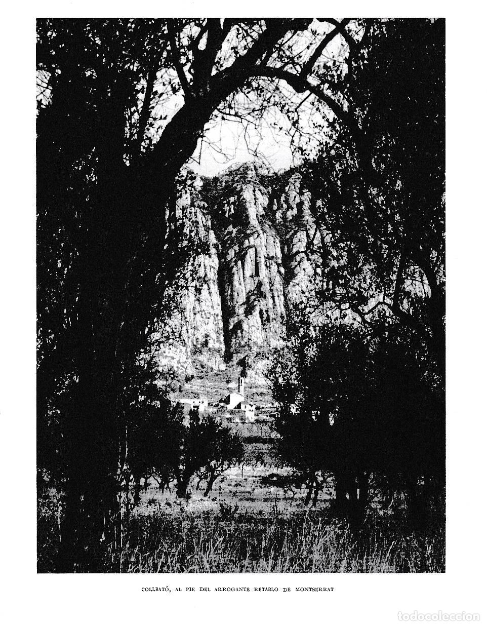 Cartoline: LAMINA 6429: Collbato al pie de Montserrat - Jose Pla