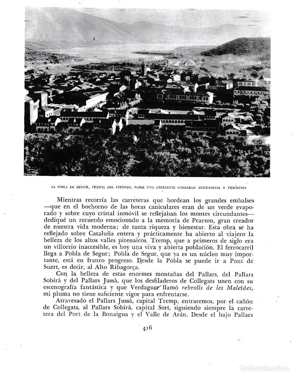 Postkarten: LAMINA 6493: La Pobla de Segur puerta del Pirineo - Jose Pla