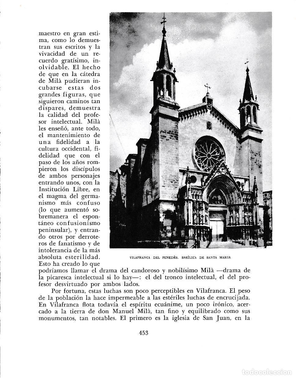 Postcards: LAMINA 6510: Vilafranca del Penedes Basilica de Santa Maria - Jose Pla