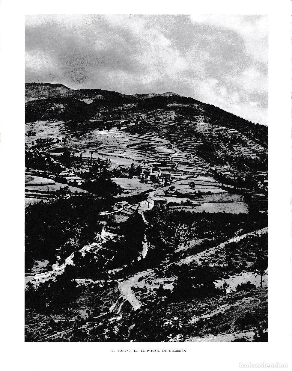 Postais: LAMINA 6449: El portal en el paisaje de Gombren - Jose Pla