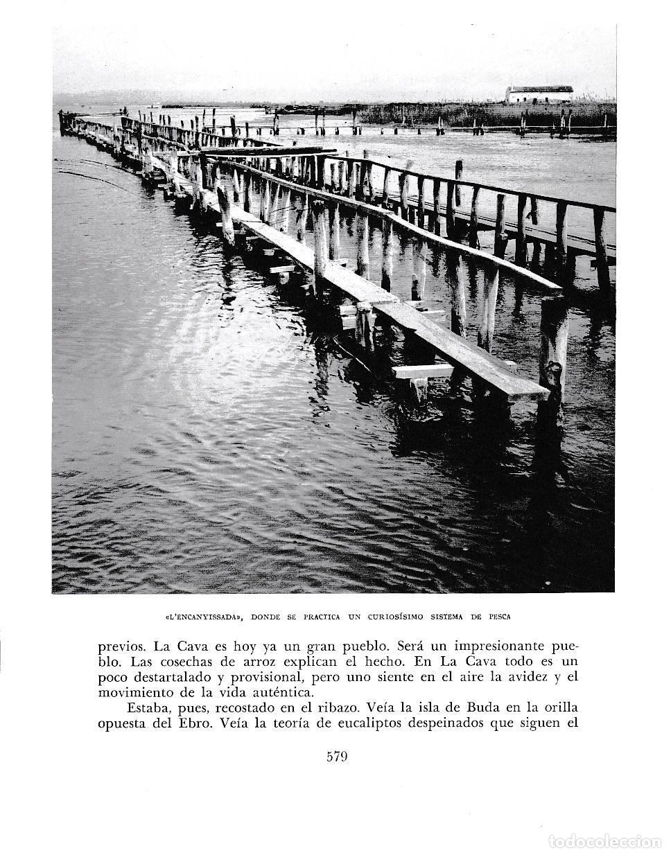 Postcards: LAMINA 6563: L Encanyissada donde se practica un curiosisimo sistema de pesca - Jose Pla