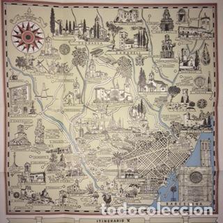 Postcards: LAMINA 6569: Mapa Itinerario V - Jose Pla