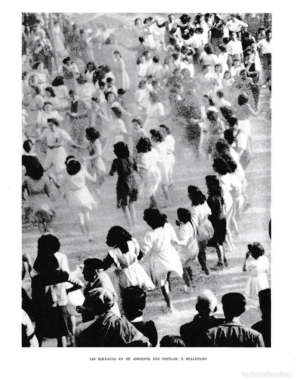 Postcards: LAMINA 6460: La Sardana en su ambiente popular y bullicioso - Jose Pla