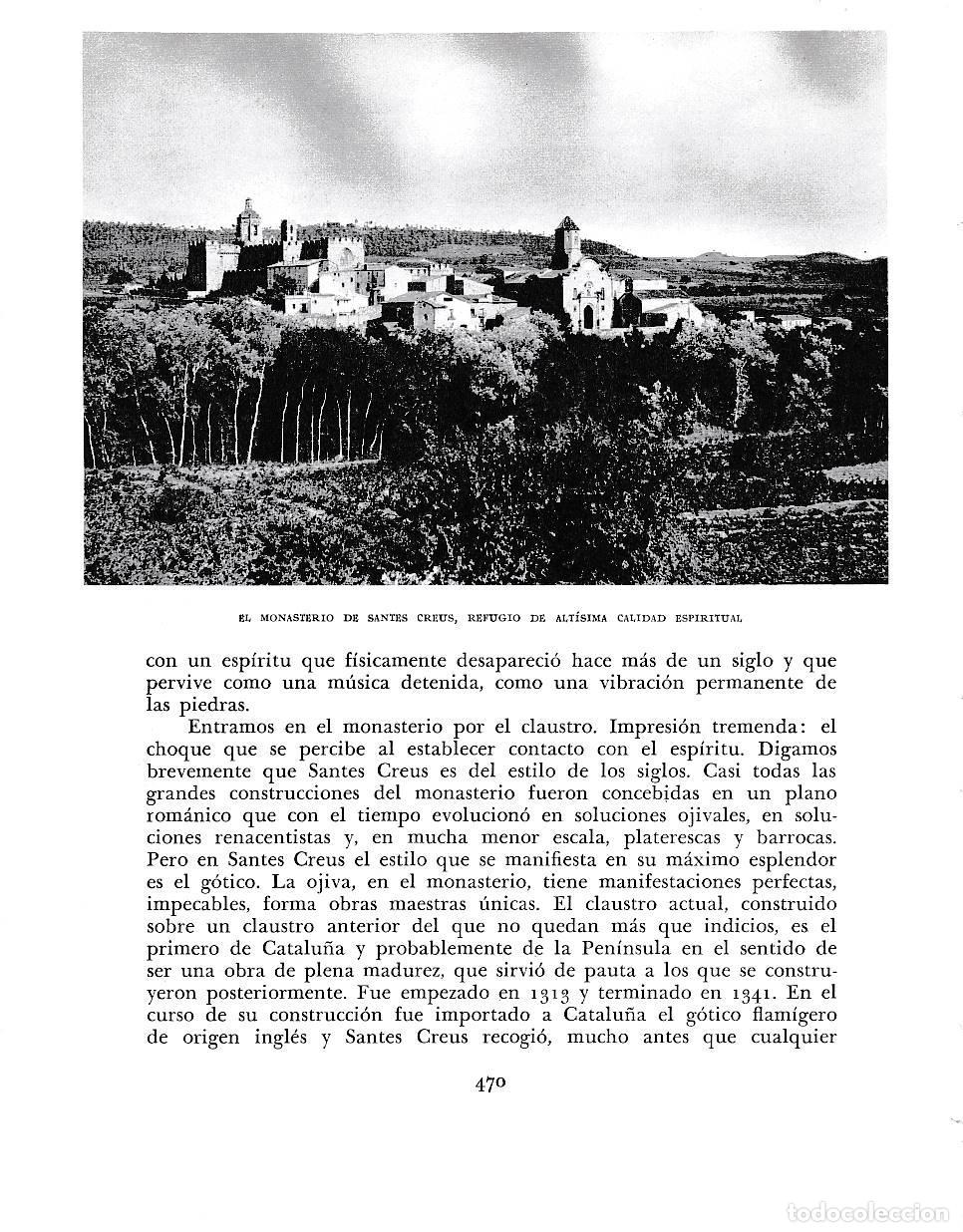 Postkarten: LAMINA 6517: El Monasterio de Santa Creus - Jose Pla