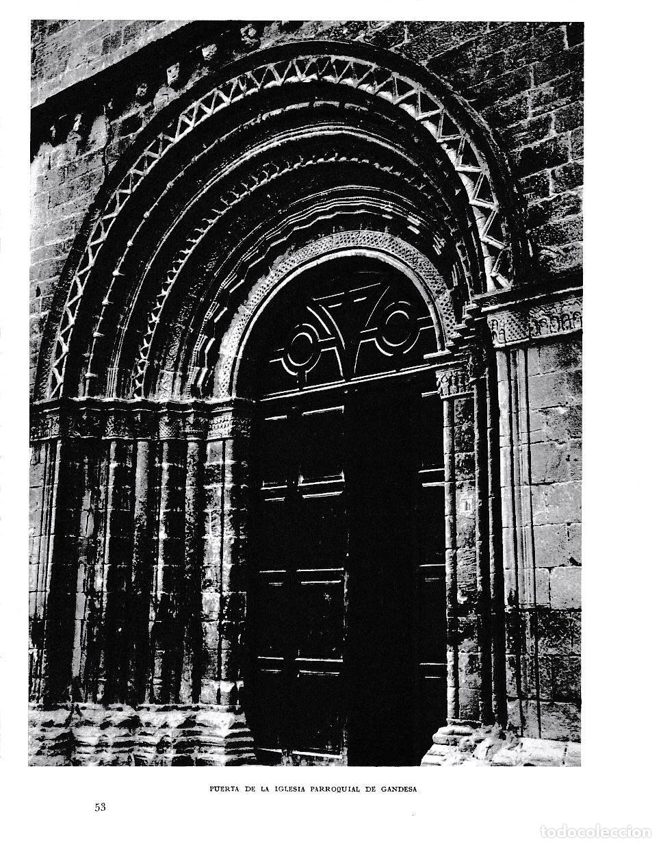 Postkarten: LAMINA 6568: Puerta iglesia parroquial de Gandesa - Jose Pla