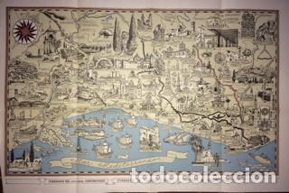 Postkarten: LAMINA 6573: Mapa itinerario VIII - Jose Pla