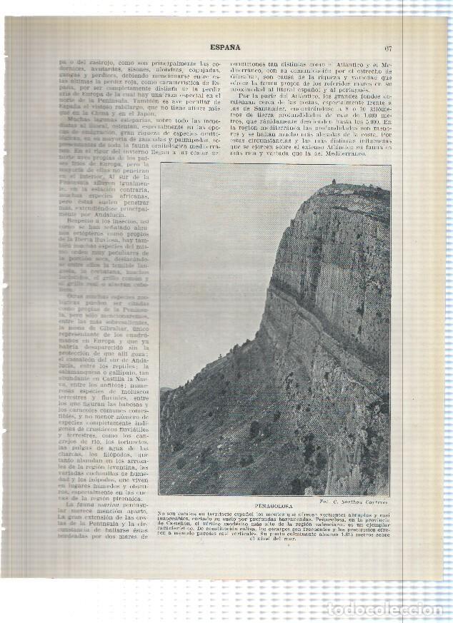 Postales: Lamina/sheet/feuille numerada 067/068: Pe&ntilde;a Golosa en Castellon y Rocacorva en Gerona