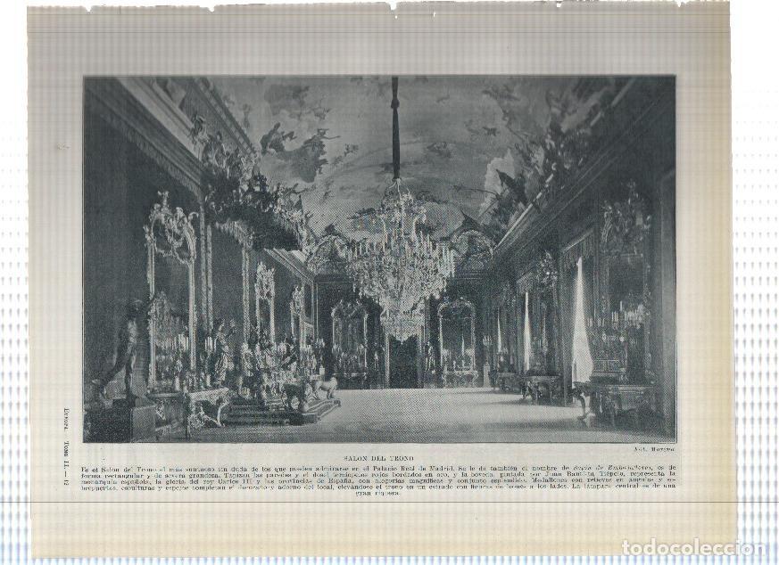 Postkarten: Lamina/sheet/feuille numerada 133/134: Salon del trono y Salon Gasparini del Palacio Real en Madrid