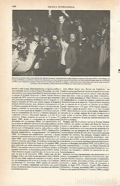 Cartoline: LAMINA ESPASA 26695: El lider sindical de Polonia Lech Walesa - Varios