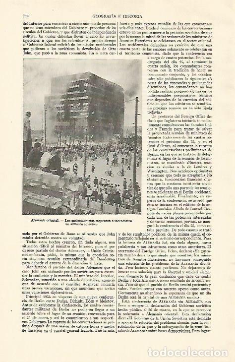 Postkarten: LAMINA ESPASA 22001: Ataque a un almacen sovietico en Berlin - Varios