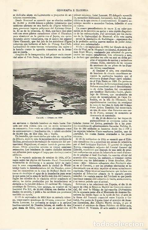 Postkarten: LAMINA ESPASA 22010: Ottawa en 1854 - Varios