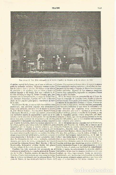 Postales: LAMINA ESPASA 26878: Escena de Ruy Blas en 1952 - Varios