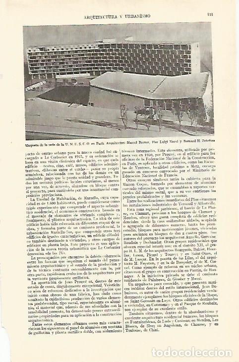 Postkarten: LAMINA ESPASA 26903: Maqueta de la seda de la UNESCO en Paris - Varios