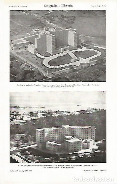 Postcards: LAMINA ESPASA 26985: Residencia Francisco Franco enn Barcelona - Varios