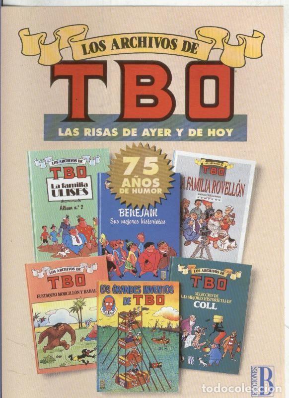 Postcards: Folleto Propaganda Ediciones B: Los archivos de TBO - Varios