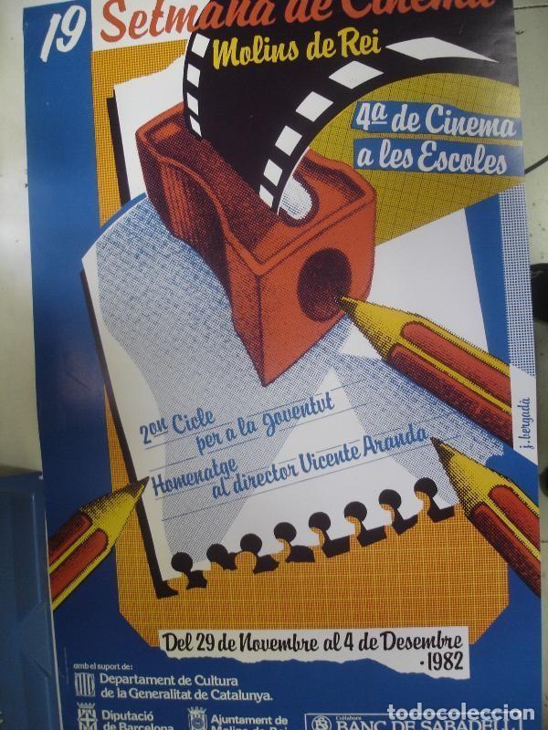 Cartoline: Poster 19 semana de cinema de Molins de Rei en 1982 - Varios