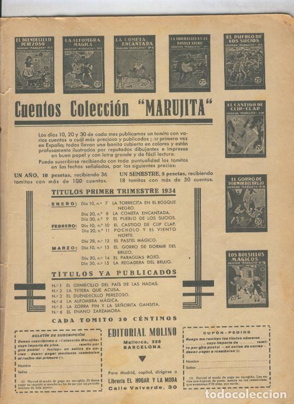 Postales: Lecturas numero 154, marzo 1934: Propaganda Cuentos Coleccion Marujita de Molino - Varios