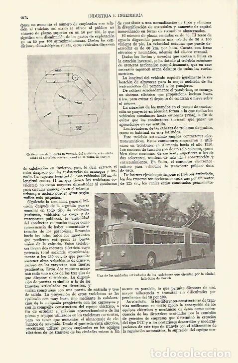 Postcards: LAMINA ESPASA 21820: Trolebus en Zurich - Varios