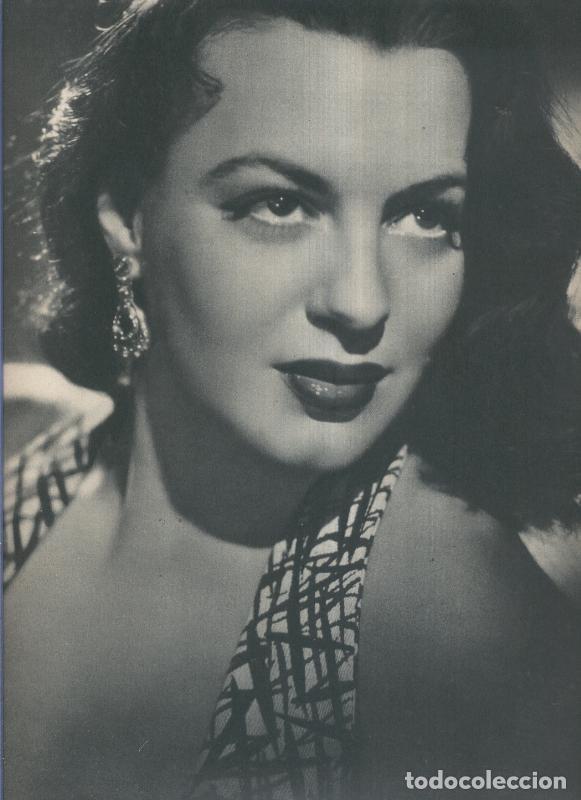 Postales: Poster Ficha de Yvonne Sanson - Varios