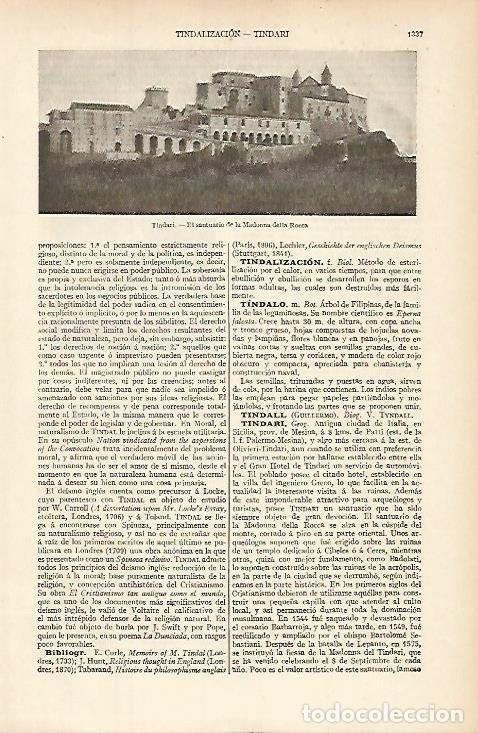 Postales: LAMINA ESPASA 8470: Santuario de la Madonna della Rocca en Tindari Italia - Varios