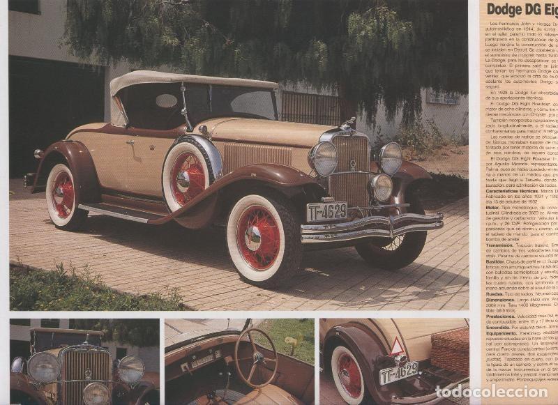 Cartes Postales: Automoviles antiguos de canarias modelo 42: Dodge DG Eight Roadster - Varios