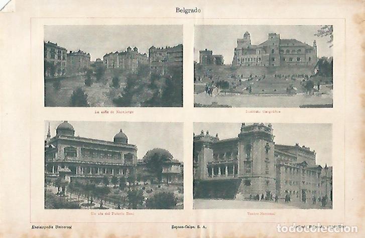 Postcards: LAMINA ESPASA 08146: Vistas de Belgrado Bulgaria - Varios