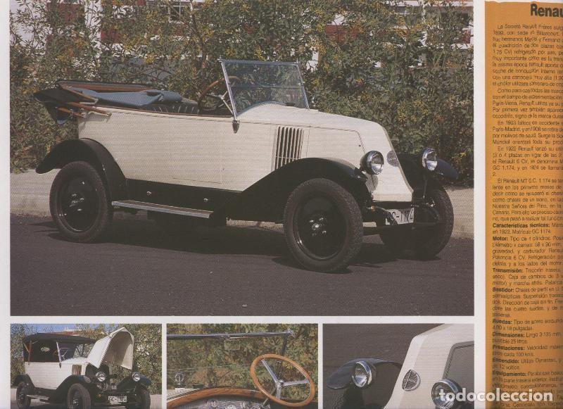 Postales: Automoviles antiguos de canarias modelo 21: Renault MT - Varios