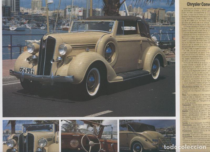 Postales: Automoviles antiguos de canarias modelo 50: Chrysler Convertible Coupe - Varios