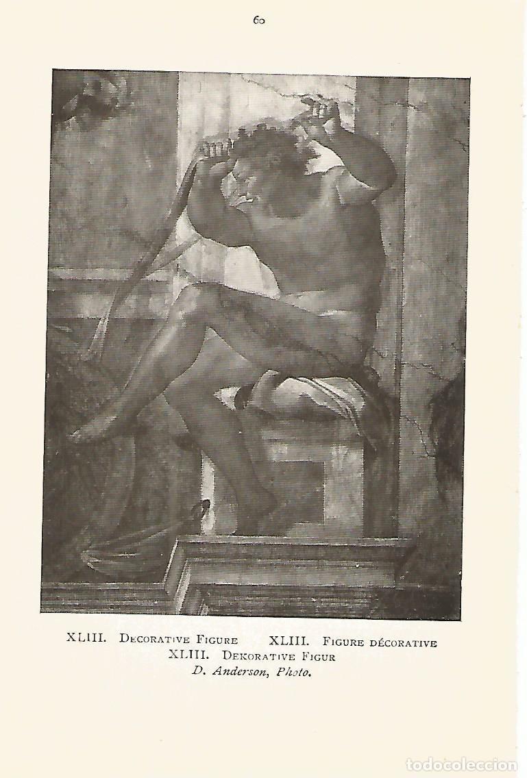 Postales: Lamina 955: MIGUEL ANGEL. Figura decorativa - Varios