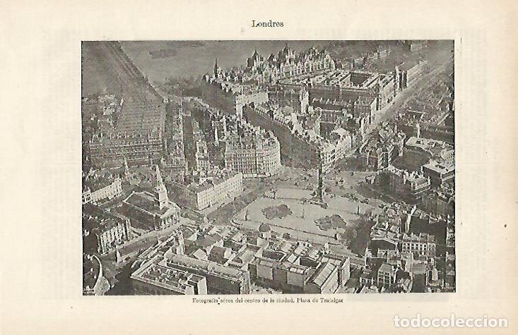 Postcards: LAMINA ESPASA 19807: Fotografia aerea de Londres - Varios