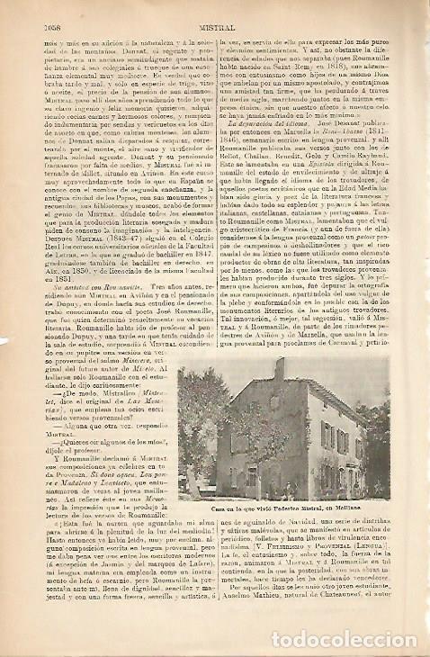 Postkarten: LAMINA ESPASA 5275: Casa donde vivio Federico Mistral - Varios Autores