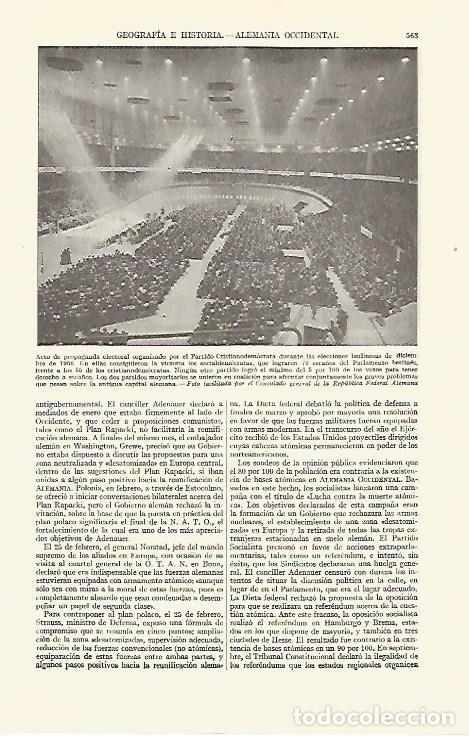 Postkarten: LAMINA ESPASA 21659: Acto de propaganda electoral en Berlin en 1958 - Varios