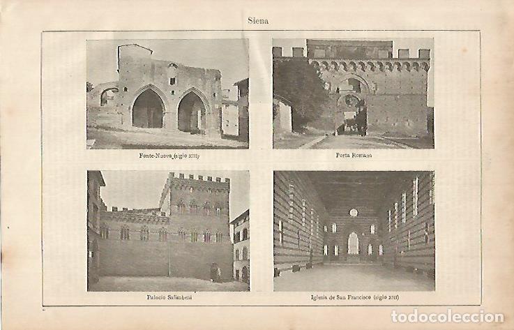 Postkarten: LAMINA ESPASA 704: Siena Italia - Varios autores