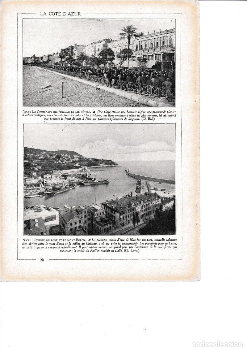 Cartoline: LAMINA 30130: Nice La Promenade des Anlais et les Hotels L Entree du port et Le Mont Boron - Librair