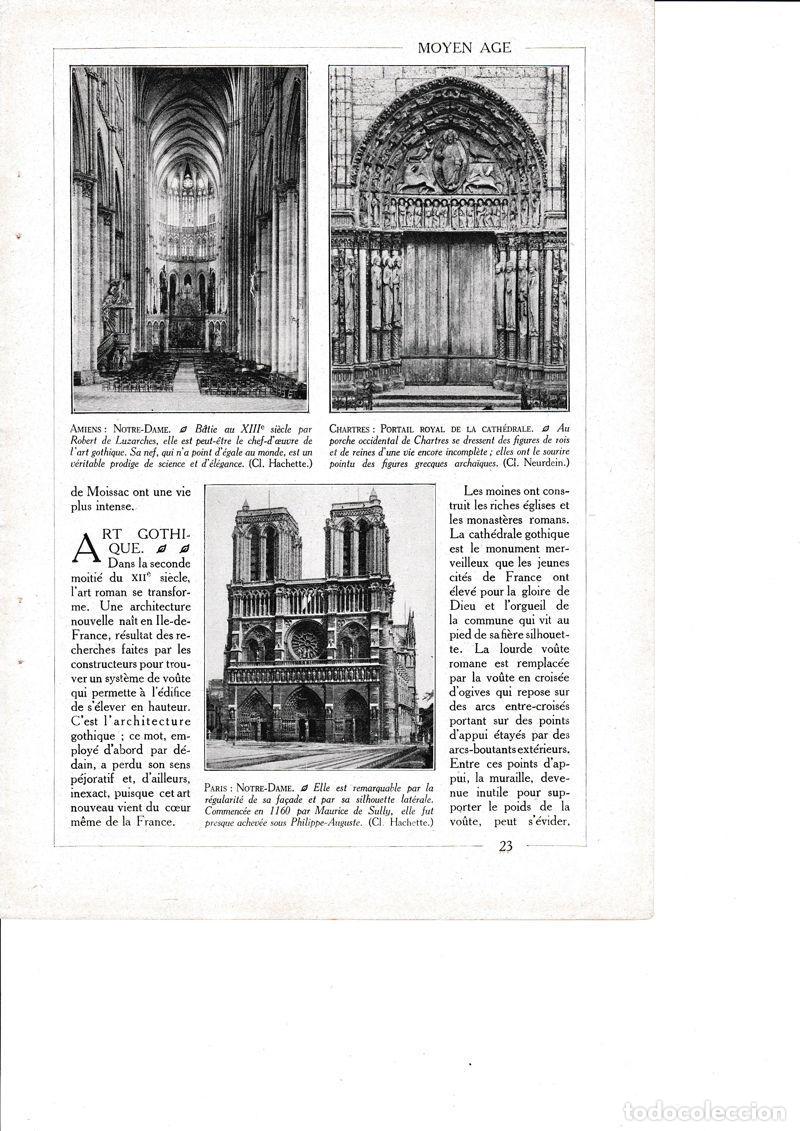Cartoline: LAMINA 30182: Amiens Notre-Dame Chartres Portail Royal de la Cathedrale Paris Notre-Dame - Librairi
