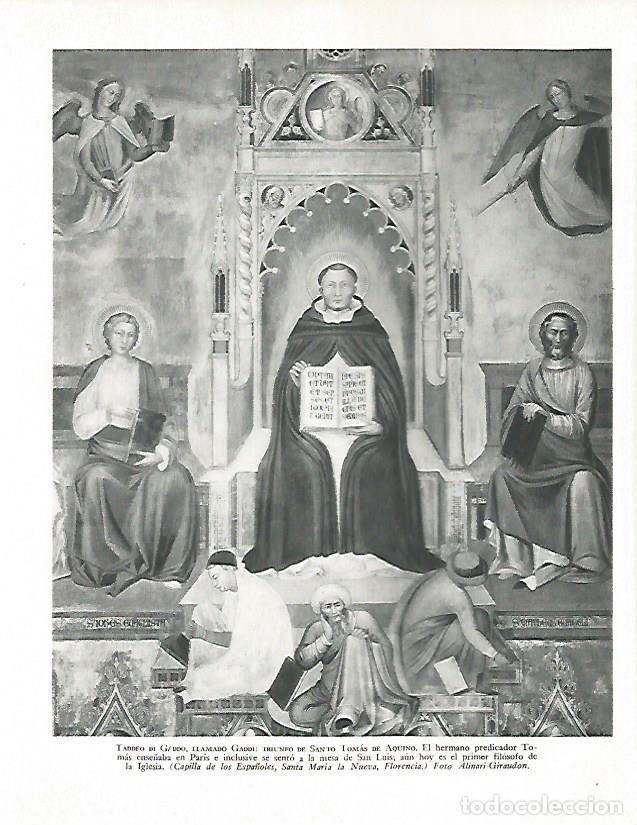 Postkarten: LAMINA 9771: Triunfo de Santo Tomas de Aquino por Gaddi - Andre Maurois