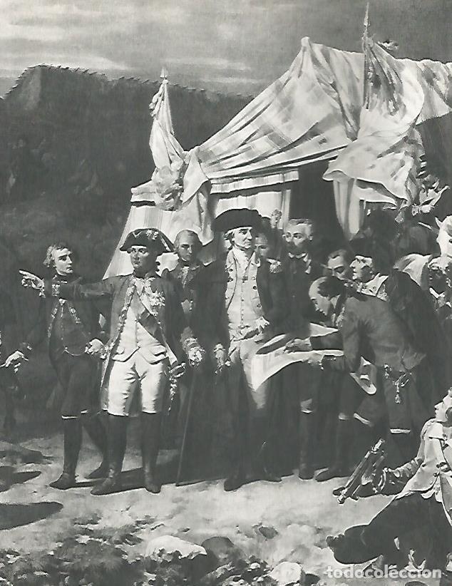 Postais: LAMINA 9827: Toma de Yprktown por A. Couder - Andre Maurois