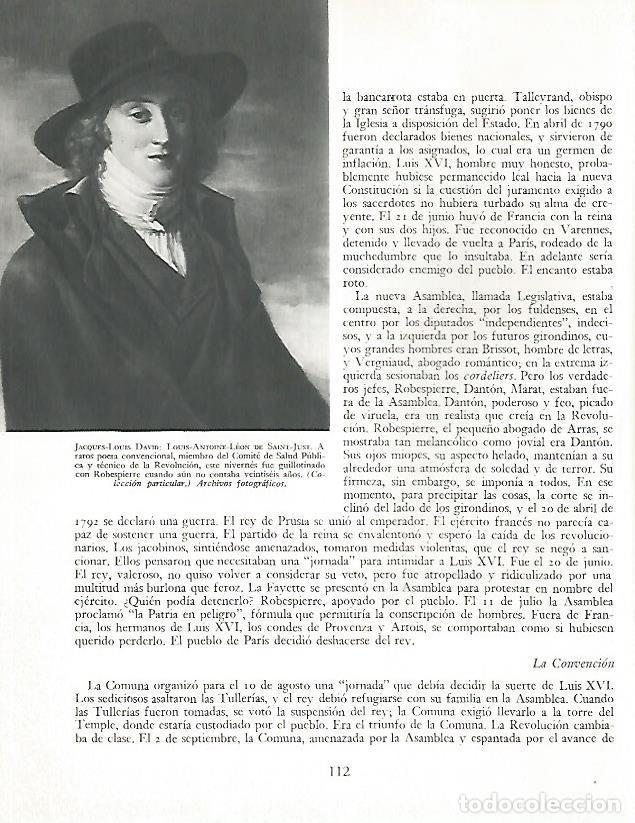 Postales: LAMINA 9832: Louis Antoine Leon de Saint Just por David - Andre Maurois