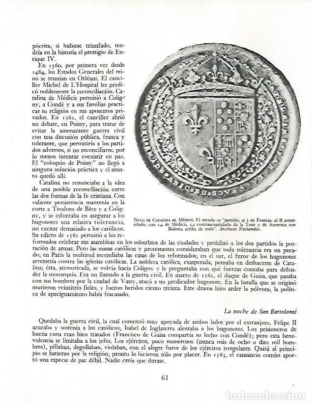 Postkarten: LAMINA 9800: Sello de Catalina de Medicis - Andre Maurois