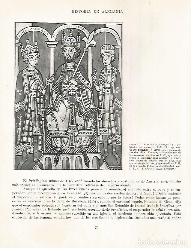 Postcards: LAMINA 9916: Federico Barbarroja Enrique VI y Federico de Suabia - Andre Maurois