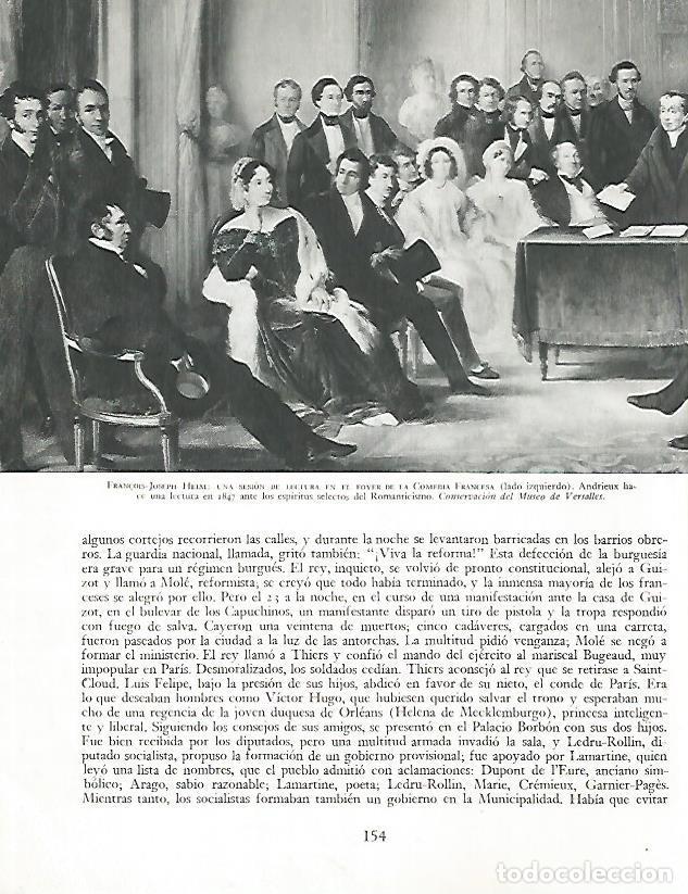 Cartoline: LAMINA 9861: Sesion de lectura en el foyer de la Comedia Francesa por Heim - Andre Maurois