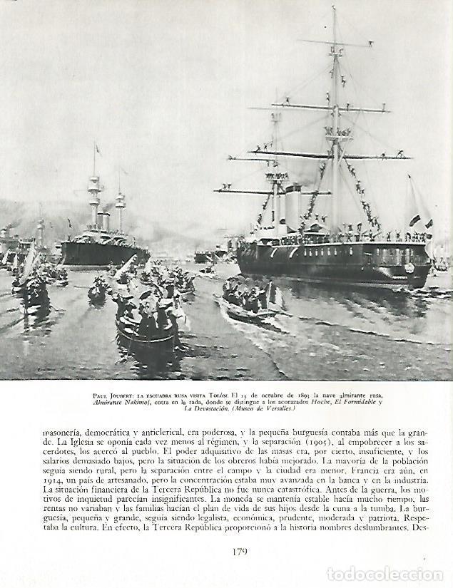 Cartes Postales: LAMINA 9877: La escuadra rusa visita Tolon por Joubert - Andre Maurois