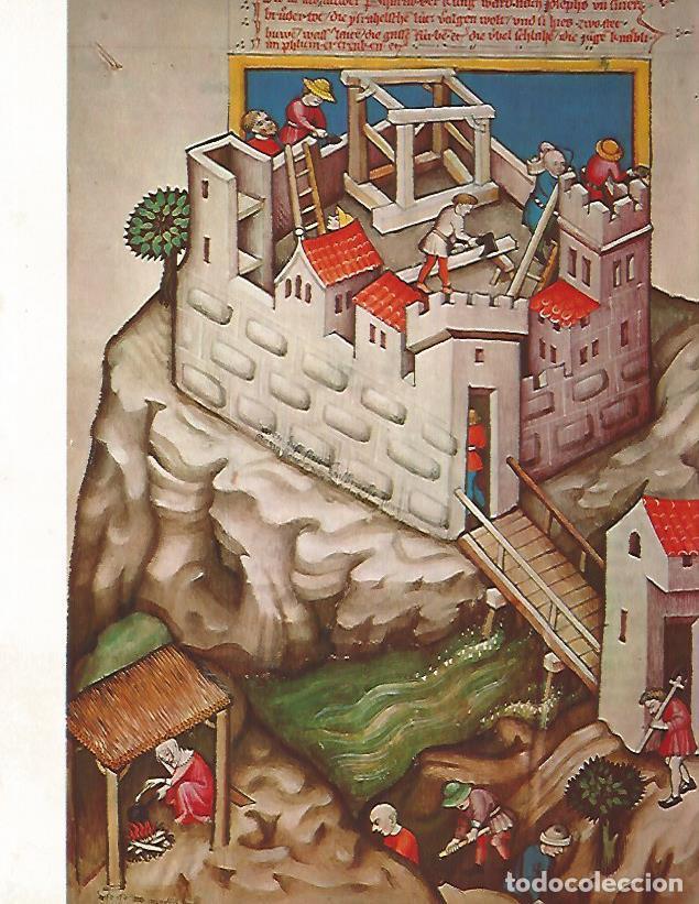 Postkarten: LAMINA 9924: Construccion de un fuerte e el siglo XIV - Andre Maurois