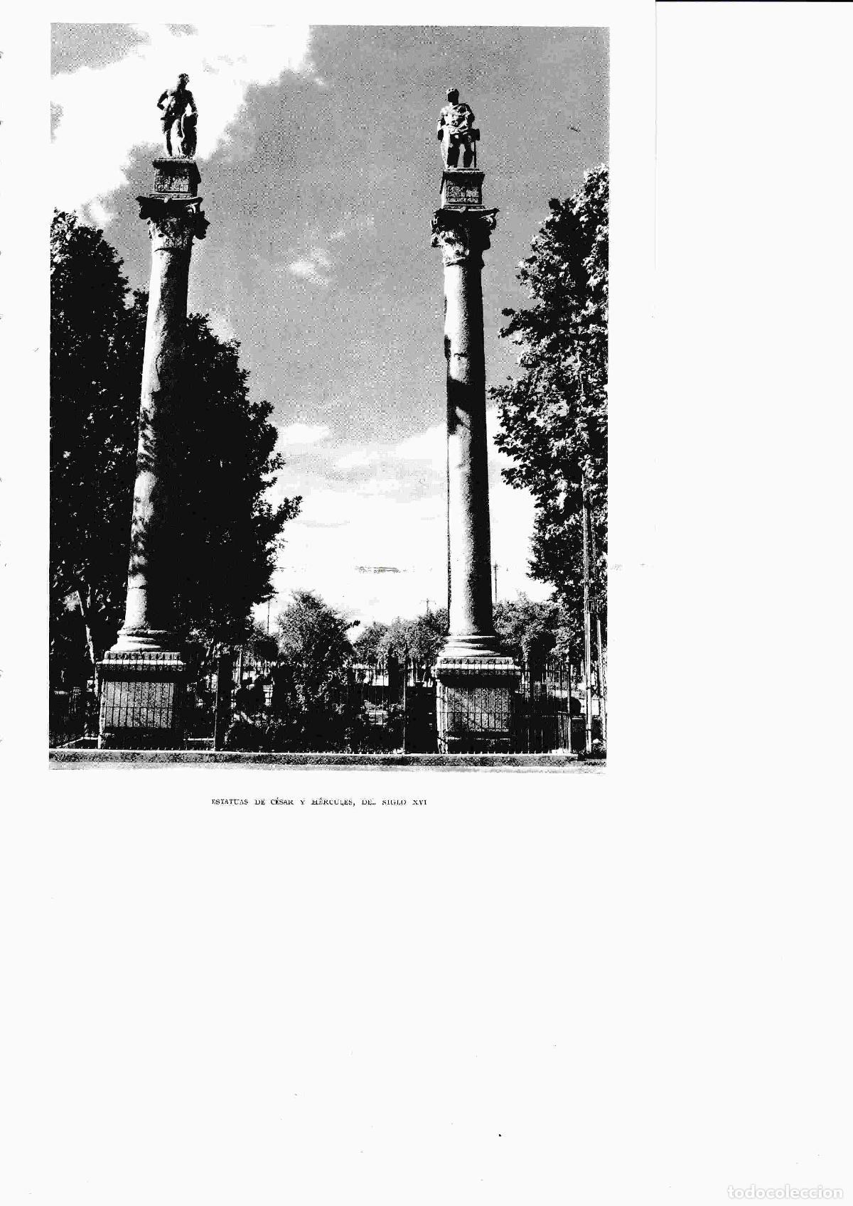 Cartoline: LAMINA 6332: Estatuas de Cesar y Hercules del x XVI - Jose M&ordf; Peman