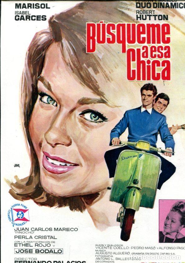 Cartes Postales: Ficha cine Suevia Films: Busqueme a esa chica - varios