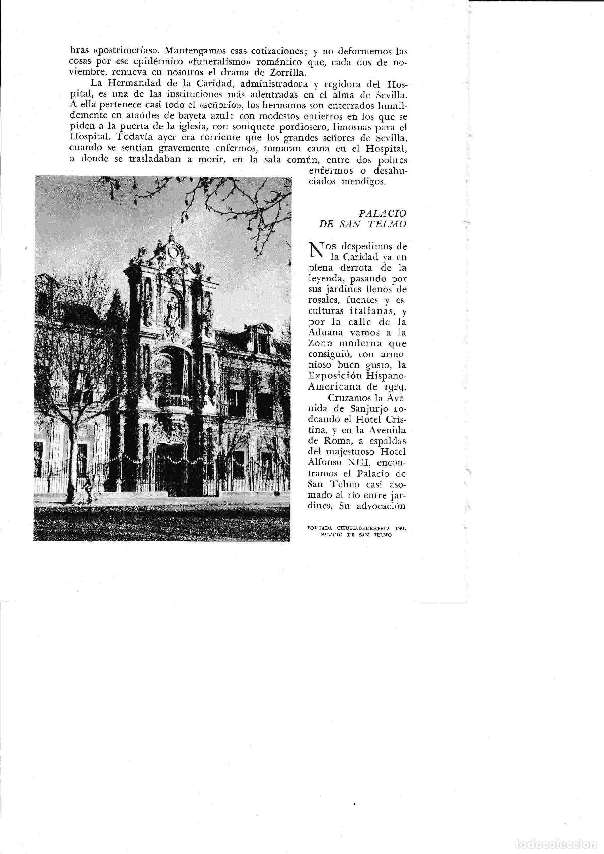 Cartoline: LAMINA 6358: Portada churrigueresca del Palacio de San Telmo - Jose M&ordf; Peman