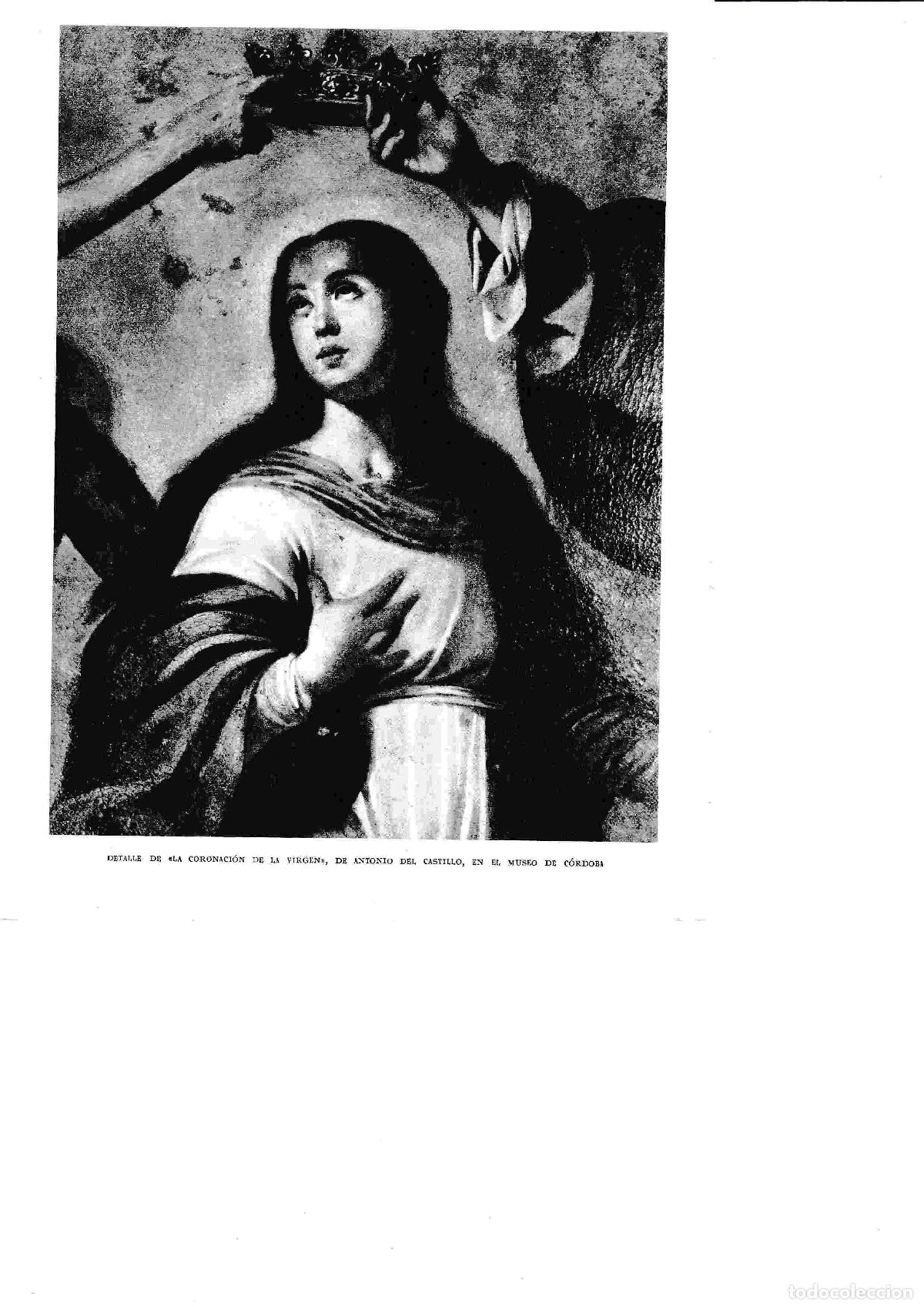 Cartoline: LAMINA 6396: La coronacion de la Virgen de Antonio del Castillo - Jose M&ordf; Peman