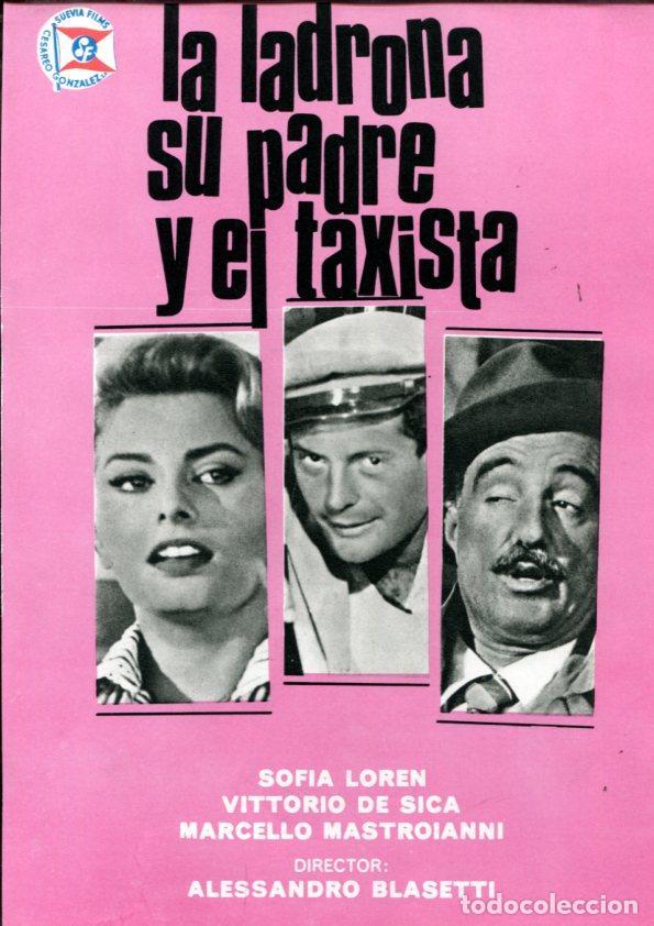 Cartes Postales: Ficha cine Suevia Films: La ladrona, su padre y el taxista - varios